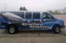 Stratford Airporter vehicle wrap